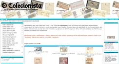 Desktop Screenshot of ocolecionista.com